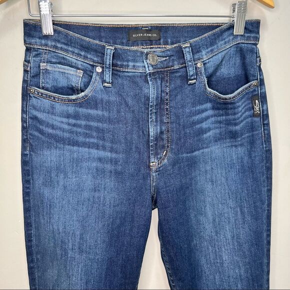 Silver Jeans Callie Straight Leg Jeans Size 29 - Picture 5 of 10
